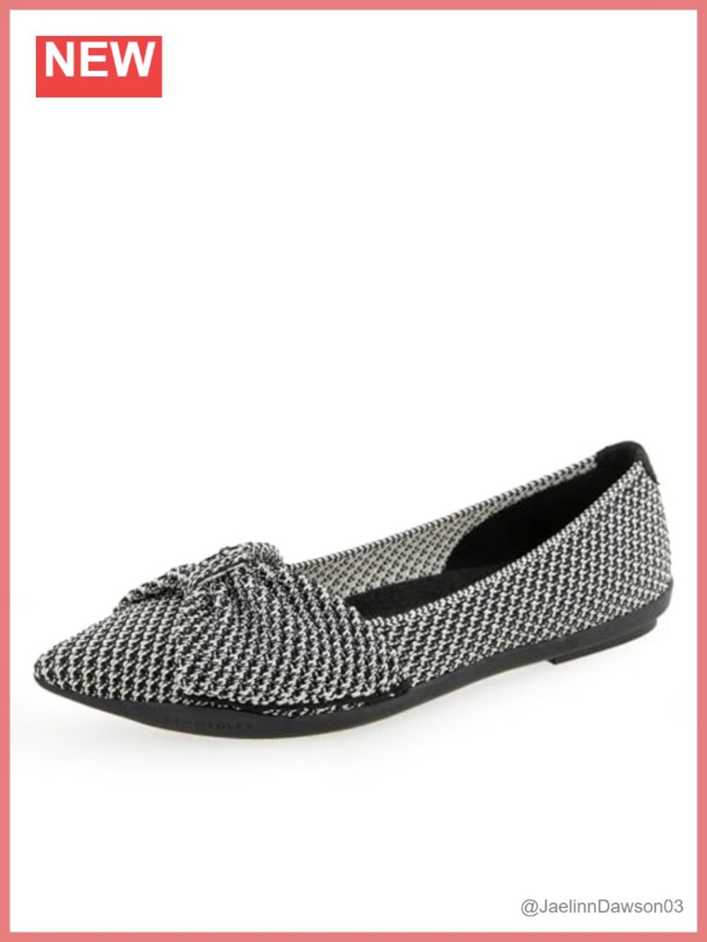 Aerosoles Davita Slip-On Flats Women's Knit Pointed Toe Comfort Shoes